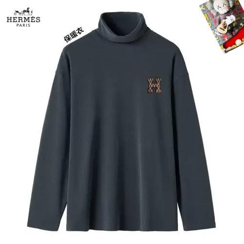 Hermes T-Shirts Long Sleeved For Men #1403637 $40.00 USD, Wholesale Replica Hermes T-Shirts