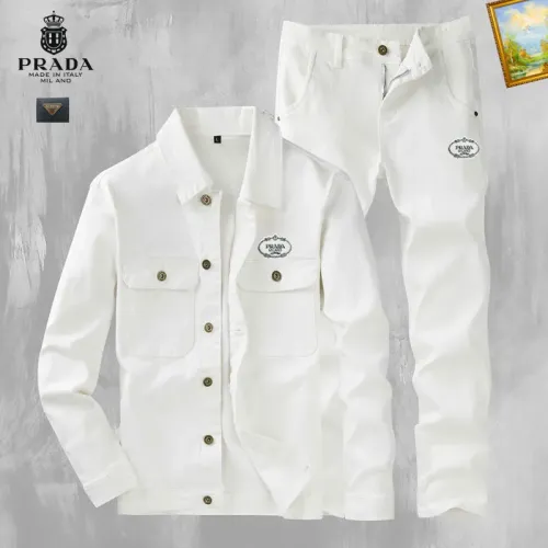 Prada Tracksuits Long Sleeved For Men #1403849 $100.00 USD, Wholesale Replica Prada Tracksuits