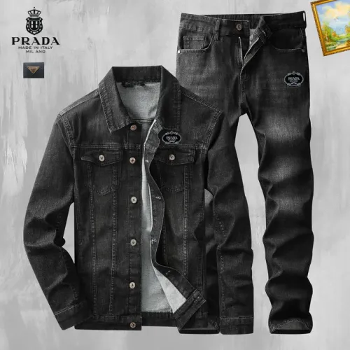 Prada Tracksuits Long Sleeved For Men #1403850 $100.00 USD, Wholesale Replica Prada Tracksuits