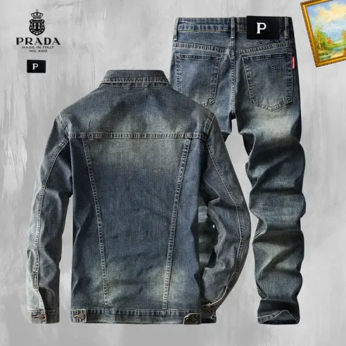 Replica Prada Tracksuits Long Sleeved For Men #1403854 $100.00 USD for Wholesale