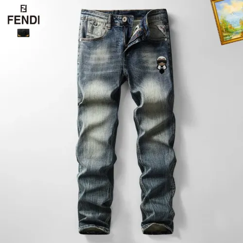 Replica Fendi Tracksuits Long Sleeved For Men #1403858 $100.00 USD for Wholesale