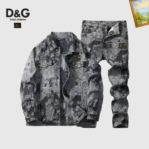 Dolce &amp; Gabbana D&amp;G Tracksuits Long Sleeved For Men #1403859 $100.00 USD, Wholesale Replica Dolce &amp; Gabbana D&amp;G Tracksuits