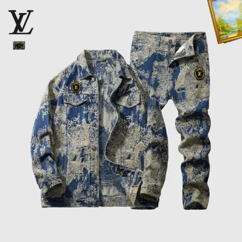 Louis Vuitton LV Tracksuits Long Sleeved For Men #1403863 $100.00 USD, Wholesale Replica Louis Vuitton LV Tracksuits