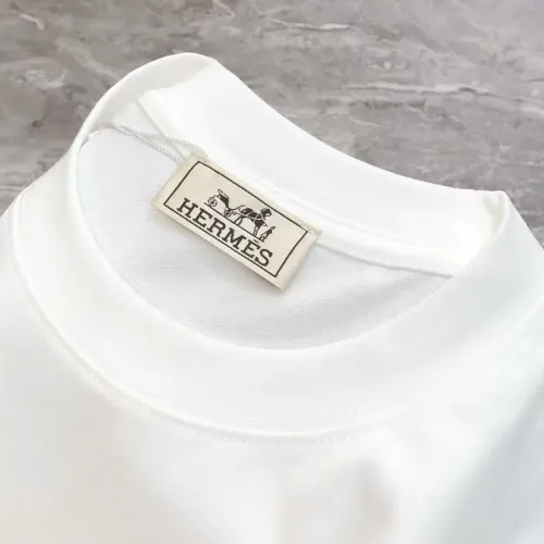 Replica Hermes T-Shirts Short Sleeved For Unisex #1403937 $27.00 USD for Wholesale