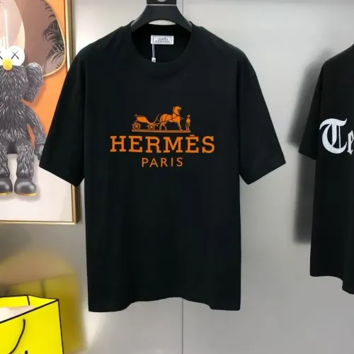 Hermes T-Shirts Short Sleeved For Unisex #1403938 $27.00 USD, Wholesale Replica Hermes T-Shirts