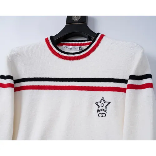 Replica Christian Dior Sweaters Long Sleeved For Men #1403992 $45.00 USD for Wholesale