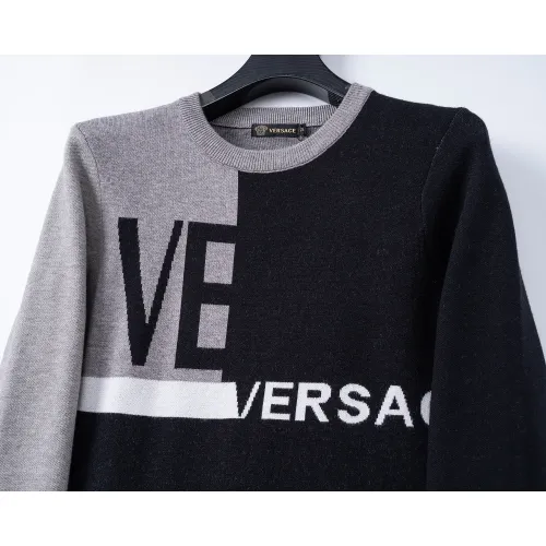 Replica Versace Sweaters Long Sleeved For Men #1403998 $45.00 USD for Wholesale