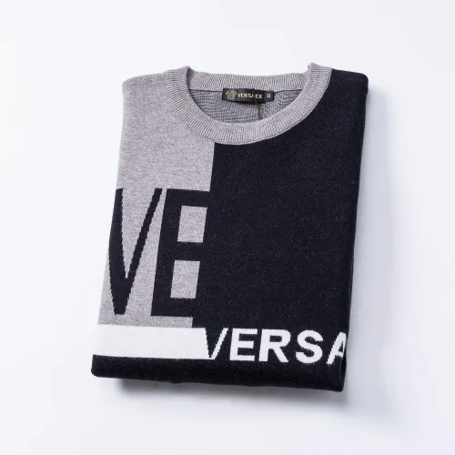 Replica Versace Sweaters Long Sleeved For Men #1403998 $45.00 USD for Wholesale