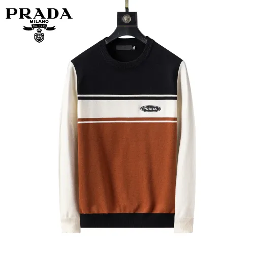 Prada Sweaters Long Sleeved For Men #1404010 $45.00 USD, Wholesale Replica Prada Sweaters