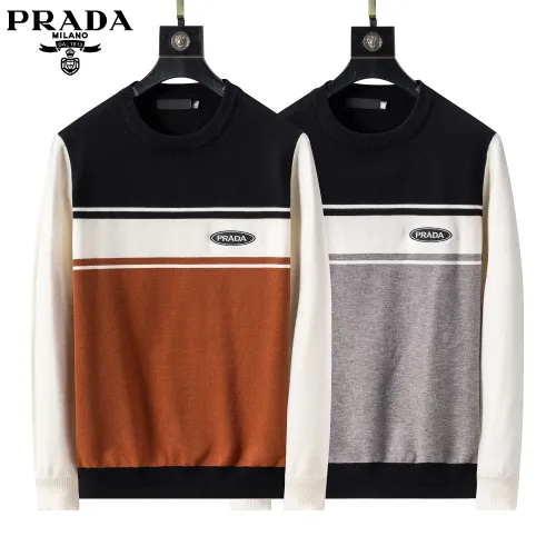 Replica Prada Sweaters Long Sleeved For Men #1404010 $45.00 USD for Wholesale