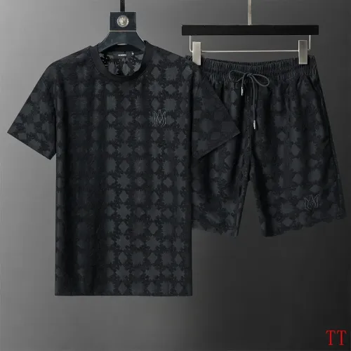 Amiri Tracksuits Short Sleeved For Men #1404020