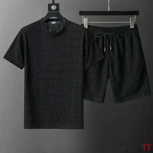Fendi Tracksuits Short Sleeved For Men #1404028 $60.00 USD, Wholesale Replica Fendi Tracksuits