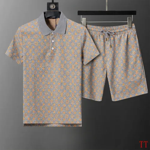 Louis Vuitton LV Tracksuits Short Sleeved For Men #1404050 $68.00 USD, Wholesale Replica Louis Vuitton LV Tracksuits
