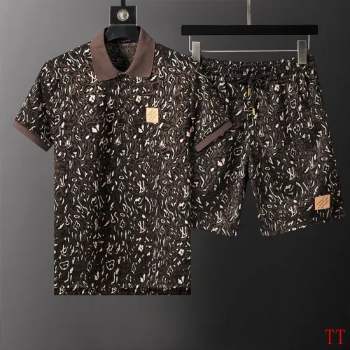 Louis Vuitton LV Tracksuits Short Sleeved For Men #1404053 $72.00 USD, Wholesale Replica Louis Vuitton LV Tracksuits