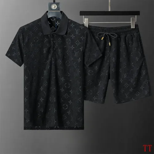 Louis Vuitton LV Tracksuits Short Sleeved For Men #1404056 $68.00 USD, Wholesale Replica Louis Vuitton LV Tracksuits