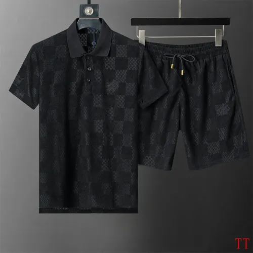 Louis Vuitton LV Tracksuits Short Sleeved For Men #1404074 $68.00 USD, Wholesale Replica Louis Vuitton LV Tracksuits