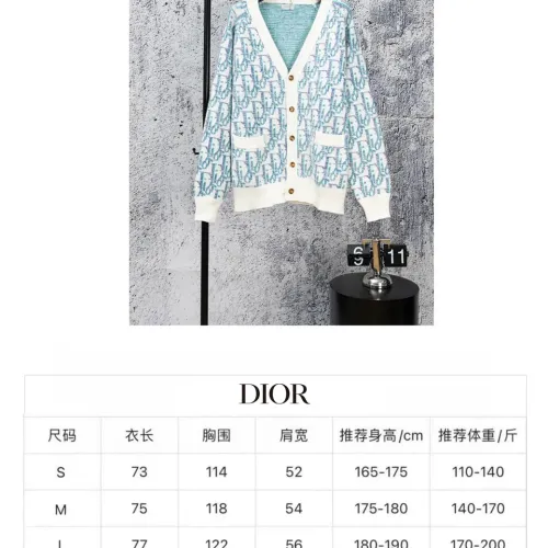 Replica Christian Dior Sweaters Long Sleeved For Unisex #1404134 $68.00 USD for Wholesale