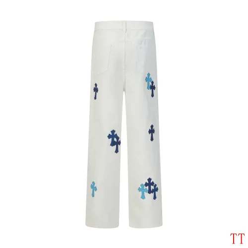 Replica Chrome Hearts Jeans For Men #1404163 $60.00 USD for Wholesale