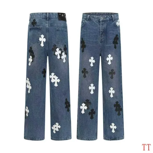 Chrome Hearts Jeans For Men #1404165 $60.00 USD, Wholesale Replica Chrome Hearts Jeans