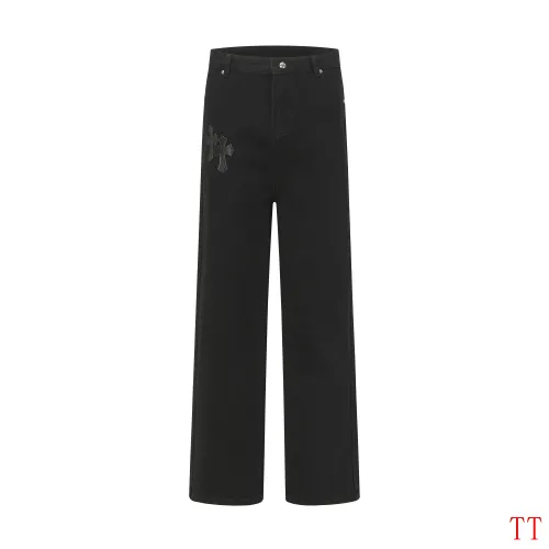 Replica Chrome Hearts Jeans For Men #1404166 $60.00 USD for Wholesale
