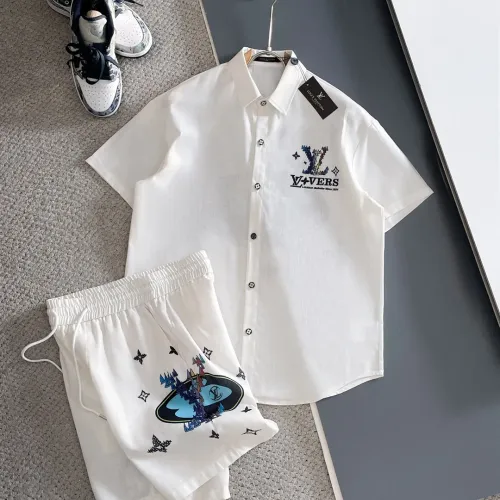 Louis Vuitton LV Tracksuits Short Sleeved For Men #1404347 $102.00 USD, Wholesale Replica Louis Vuitton LV Tracksuits