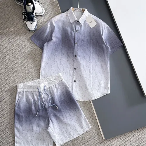 Christian Dior Tracksuits Short Sleeved For Men #1404441 $102.00 USD, Wholesale Replica Christian Dior Tracksuits