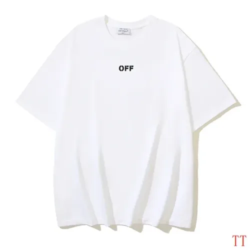 Replica Off-White T-Shirts Short Sleeved For Unisex #1404518 $29.00 USD for Wholesale