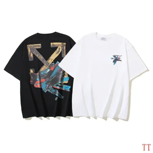 Replica Off-White T-Shirts Short Sleeved For Unisex #1404539 $29.00 USD for Wholesale