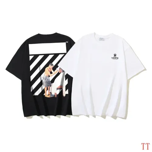 Replica Off-White T-Shirts Short Sleeved For Unisex #1404549 $29.00 USD for Wholesale