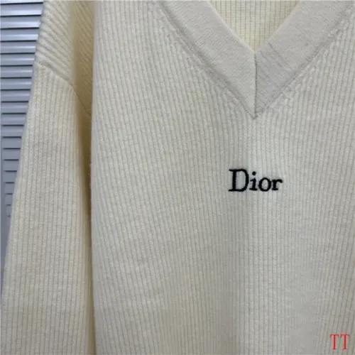 Replica Christian Dior Sweaters Long Sleeved For Unisex #1404567 $64.00 USD for Wholesale