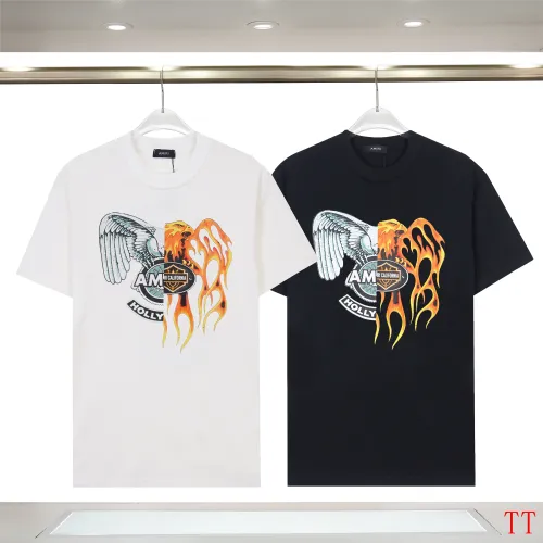 Replica Amiri T-Shirts Short Sleeved For Unisex #1404586 $32.00 USD for Wholesale