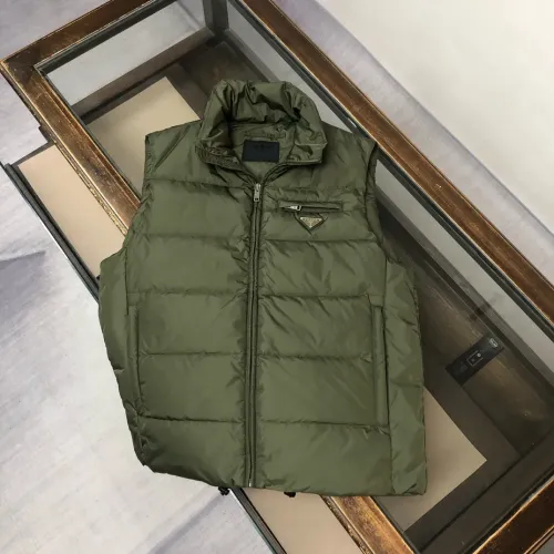 Prada Down Feather Coat Sleeveless For Men #1404780 $155.00 USD, Wholesale Replica Prada Down Feather Coat