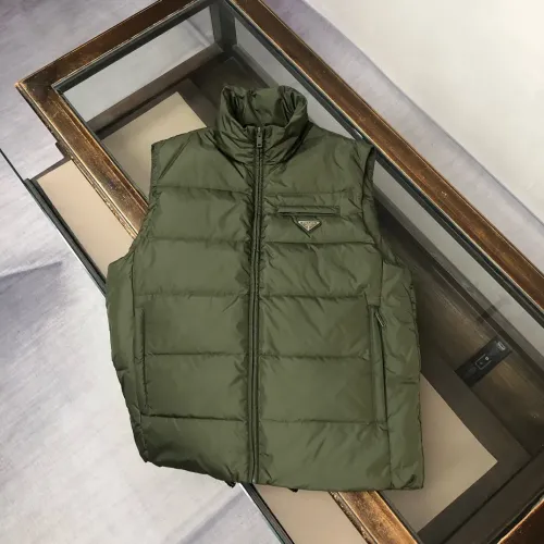 Replica Prada Down Feather Coat Sleeveless For Men #1404780 $155.00 USD for Wholesale
