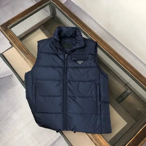 Prada Down Feather Coat Sleeveless For Men #1404783 $155.00 USD, Wholesale Replica Prada Down Feather Coat