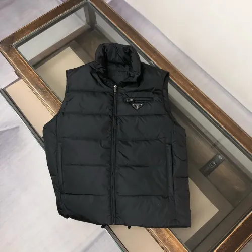 Prada Down Feather Coat Sleeveless For Men #1404784 $155.00 USD, Wholesale Replica Prada Down Feather Coat