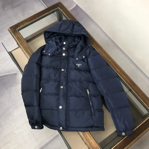 Prada Down Feather Coat Long Sleeved For Men #1404796 $195.00 USD, Wholesale Replica Prada Down Feather Coat