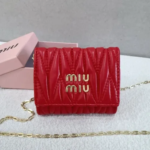 MIU MIU Wallets For Women #1404930 $34.00 USD, Wholesale Replica MIU MIU Wallets