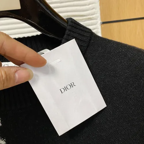 Replica Christian Dior Sweaters Long Sleeved For Men #1405104 $85.00 USD for Wholesale