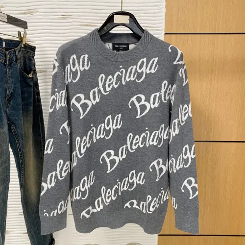 Balenciaga Sweaters Long Sleeved For Men #1405105 $85.00 USD, Wholesale Replica Balenciaga Sweaters
