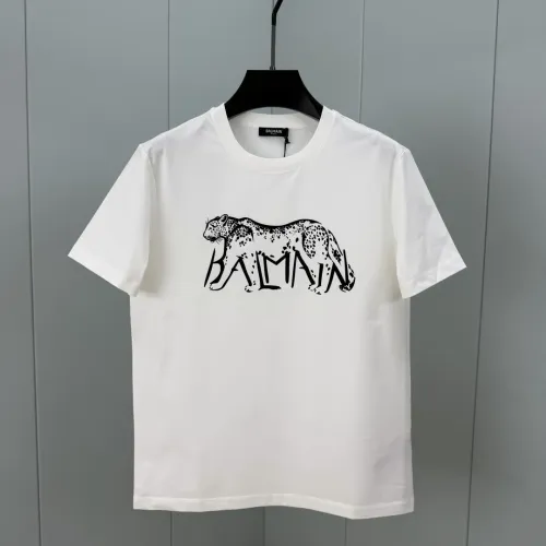 Balmain T-Shirts Short Sleeved For Unisex #1405494 $72.00 USD, Wholesale Replica Balmain T-Shirts