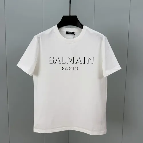 Balmain T-Shirts Short Sleeved For Unisex #1405504 $72.00 USD, Wholesale Replica Balmain T-Shirts
