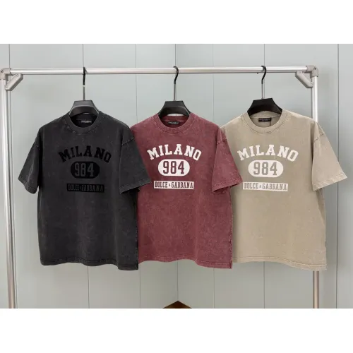 Replica Dolce & Gabbana D&G T-Shirts Short Sleeved For Unisex #1405581 $72.00 USD for Wholesale