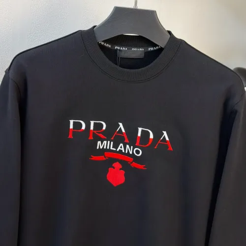 Replica Prada Hoodies Long Sleeved For Men #1405592 $80.00 USD for Wholesale