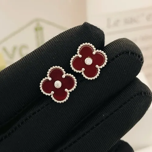 Replica Van Cleef & Arpels Earrings For Women #1406180 $25.00 USD for Wholesale