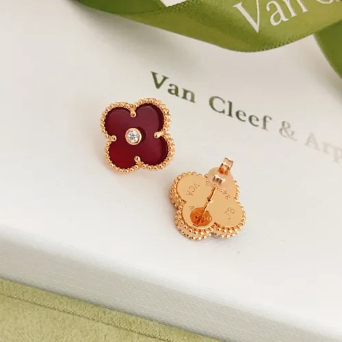 Replica Van Cleef & Arpels Earrings For Women #1406183 $25.00 USD for Wholesale
