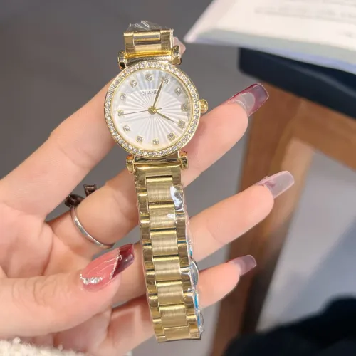 Replica Chanel Watches In Gold #1406237 $32.00 USD for Wholesale