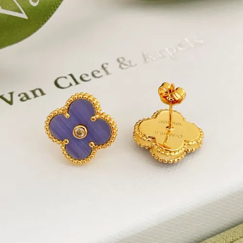 Replica Van Cleef & Arpels Earrings For Women #1406292 $25.00 USD for Wholesale