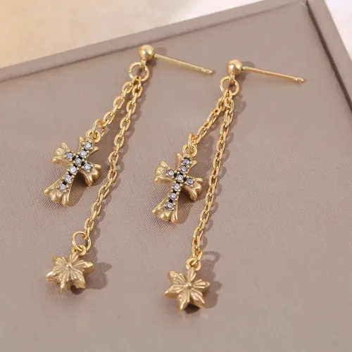 Chrome Hearts Earrings For Women #1406695 $39.00 USD, Wholesale Replica Chrome Hearts Earrings