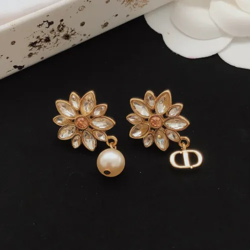 Replica Christian Dior Earrings For Women #1406719 $27.00 USD for Wholesale