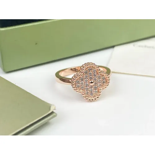 Van Cleef &amp; Arpels Rings In Rose Gold For Women #1406728 $23.00 USD, Wholesale Replica Van Cleef &amp; Arpels Rings